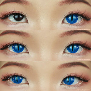 Sweety Crazy Blue Demon Eye / Cat Eye (New)-Crazy Contacts-UNIQSO