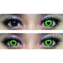 Load image into Gallery viewer, Sweety Crazy Green Werewolf (1 lens/pack)-Crazy Contacts-UNIQSO
