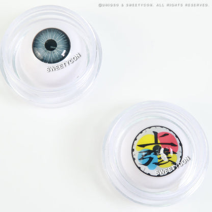 Demon Killer Villain Moon Style 2 V2 (Visible) (2 lenses/pack)-Colored Contacts-SweetyCon