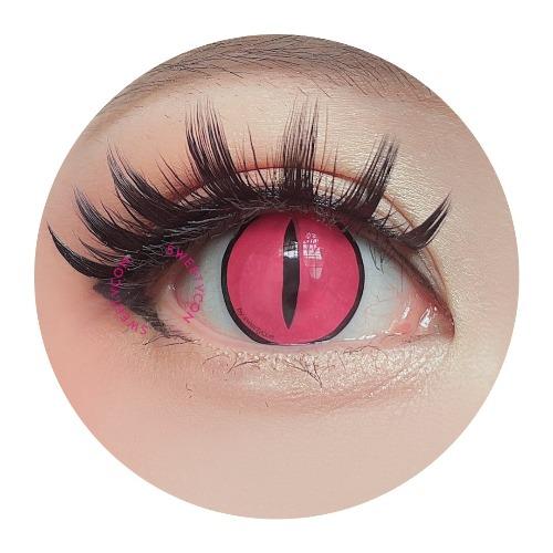 Sweety Crazy Pink Demon Eye-Crazy Contacts-UNIQSO