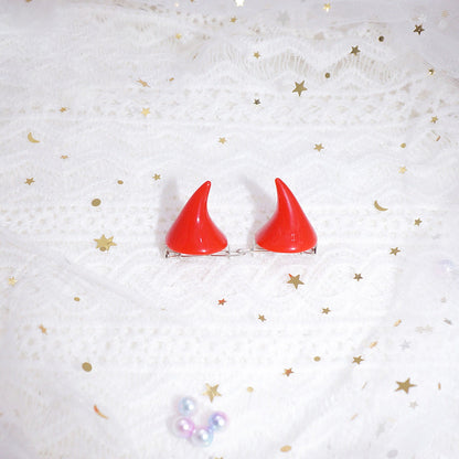 Devil Horn Hairpin Side Clip-Cosplay Accessories-SweetyCon