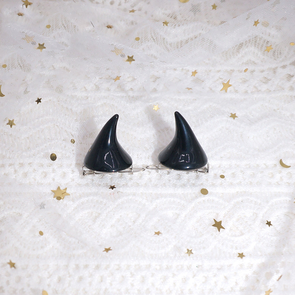 Devil Horn Hairpin Side Clip-Cosplay Accessories-SweetyCon