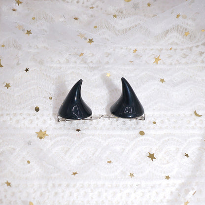 Devil Horn Hairpin Side Clip-Cosplay Accessories-SweetyCon