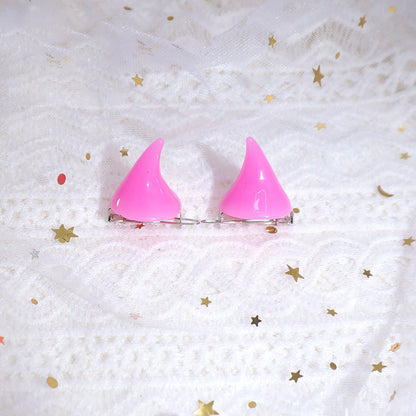 Devil Horn Hairpin Side Clip-Cosplay Accessories-SweetyCon