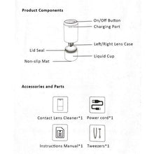 Load image into Gallery viewer, Premium Ultrasonic Contact Lenses Cleaner-Lens Cleaner-UNIQSO
