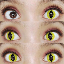 Load image into Gallery viewer, Sweety Crazy Yellow Cat-Crazy Contacts-UNIQSO
