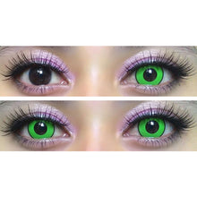 Load image into Gallery viewer, Sweety Crazy Green Zombie / Manson / Frankenstein (1 lens/pack)-Crazy Contacts-UNIQSO
