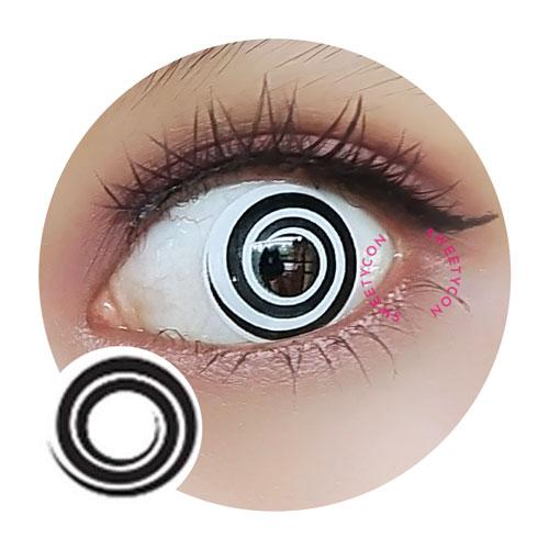 Sweety Crazy Black Spiral (1 lens/pack)