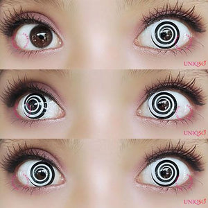 Sweety Crazy Black Spiral-Crazy Contacts-UNIQSO