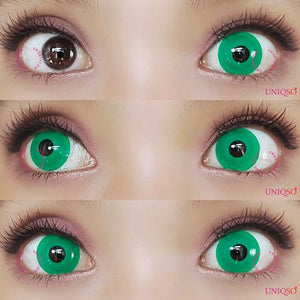 Sweety Crazy Solid Green (1 lens/pack)-Crazy Contacts-UNIQSO