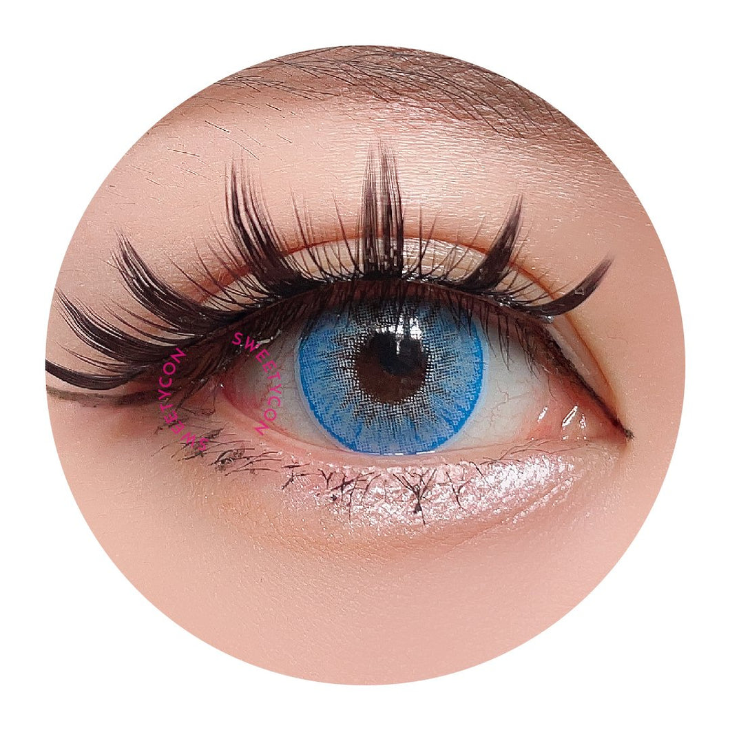 Sweety Icy Blue (1 lens/pack)-Colored Contacts-UNIQSO