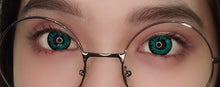 Load image into Gallery viewer, Sweety Crazy Aqua Panther (1 lens/pack)-Crazy Contacts-UNIQSO
