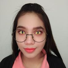 Load image into Gallery viewer, Sweety Crazy Yellow Dragon (1 lens/pack)-Crazy Contacts-UNIQSO
