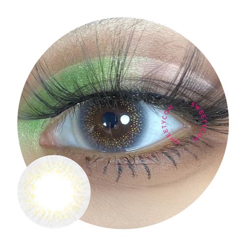 Sweety Glitter Mousse Grey (1 lens/pack)-Colored Contacts-UNIQSO