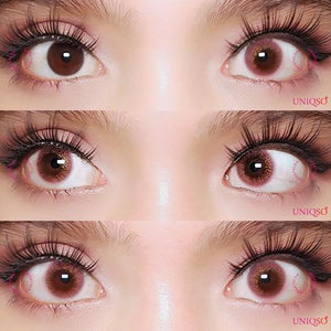 Sweety Glitter Mousse Pink (1 lens/pack)-Colored Contacts-UNIQSO