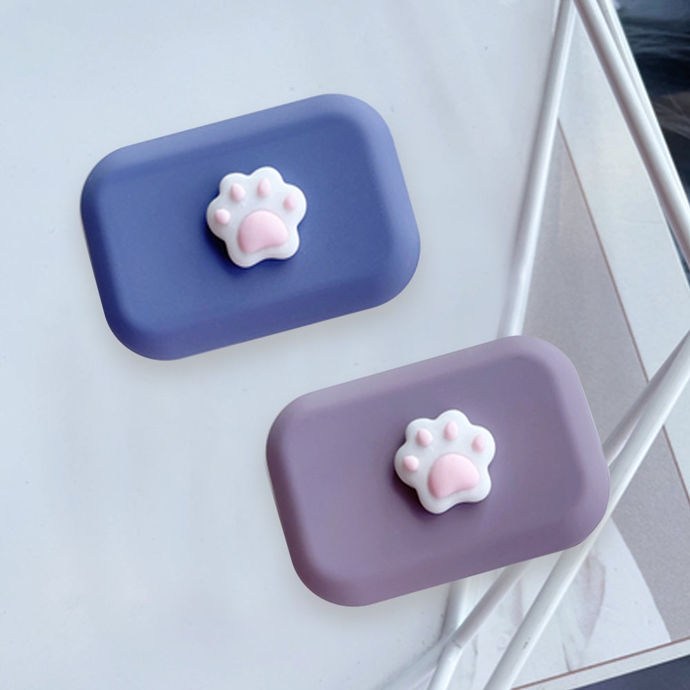 Lens Case - Center Pink Paw Set-Lens Case-SweetyCon