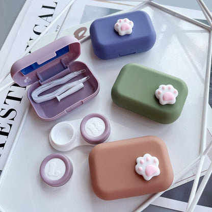 Lens Case - Side Pink Paw Set-Lens Case-SweetyCon