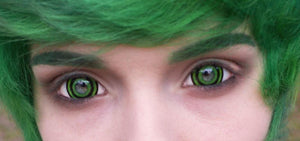 Sweety Mini Sclera Lens Green Goblin (1 lens/pack)-Mini Sclera Contacts-UNIQSO