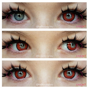 Sweety Queen Wine Red-Colored Contacts-UNIQSO