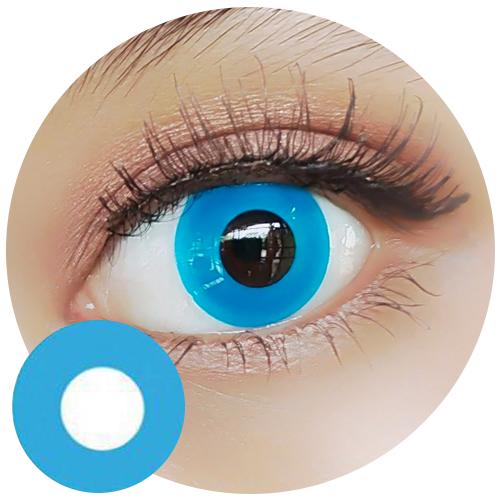 Sweety Crazy Solid Blue-Crazy Contacts-UNIQSO