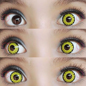 Sweety crazy Vampire Yellow-Crazy Contacts-UNIQSO