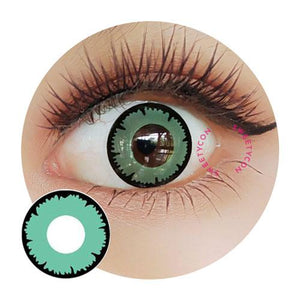 Sweety Crazy Undead Fusion Green (1 lens/pack)-Crazy Contacts-UNIQSO
