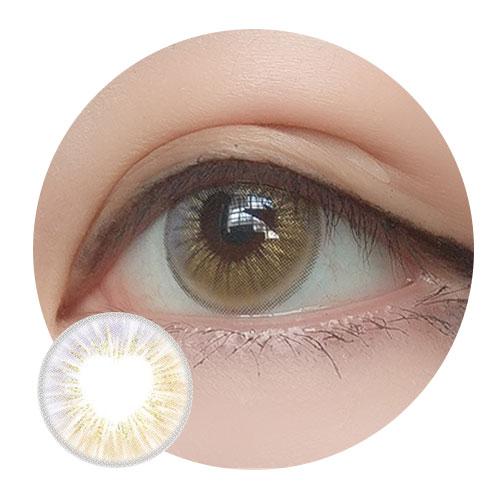 Sweety Anime Shining Heart Violet Brown (1 lens/pack)-Colored Contacts-SweetyCon