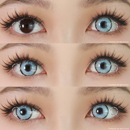 Sweety Aquaman Gray (1 lens/pack)-Colored Contacts-SweetyCon