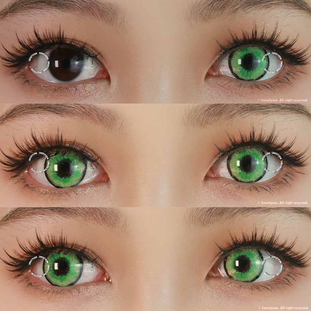 Sweety Aquaman Green (1 lens/pack)-Colored Contacts-SweetyCon