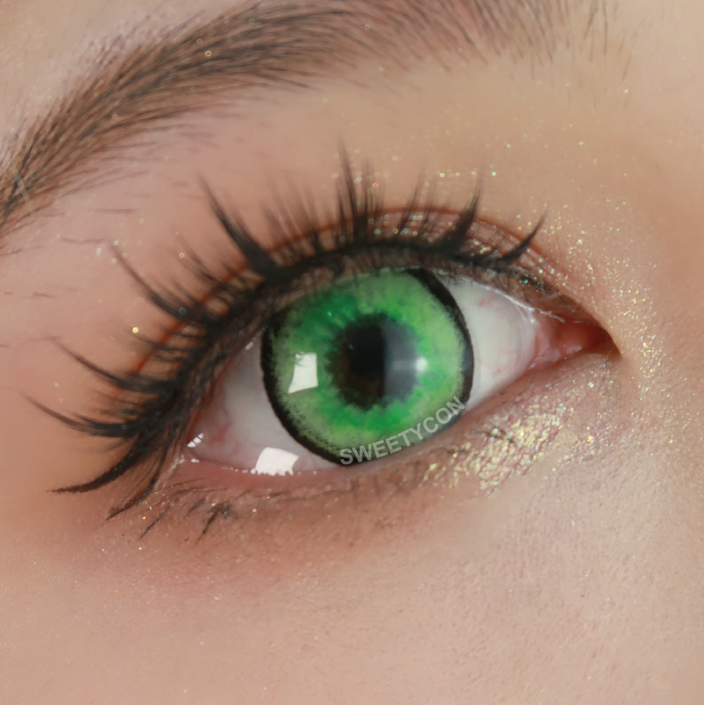 Sweety Aquaman Green (1 lens/pack)-Colored Contacts-SweetyCon