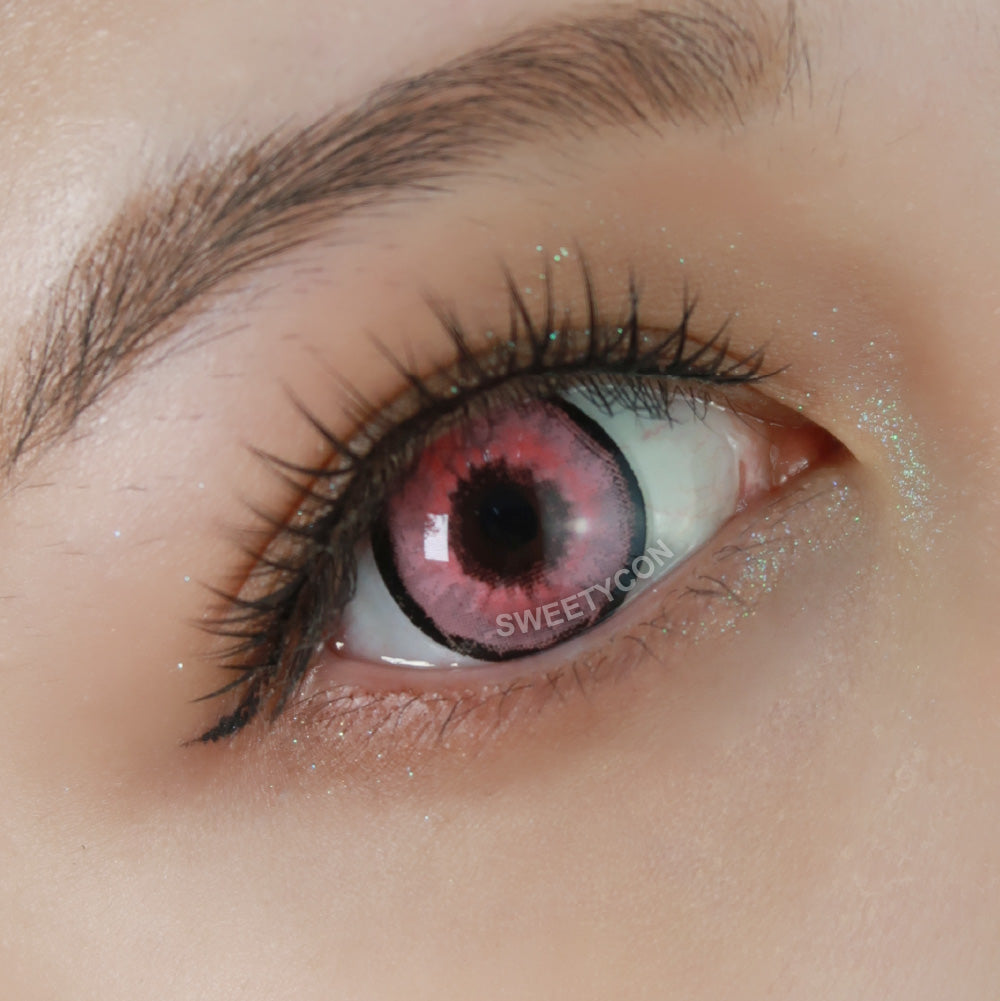 Sweety Aquaman Pink (1 lens/pack)-Colored Contacts-SweetyCon