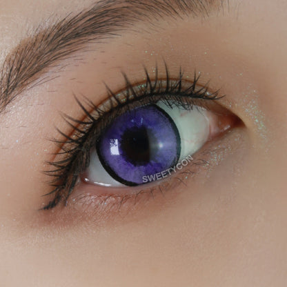 Sweety Aquaman Violet (1 lens/pack)-Colored Contacts-SweetyCon