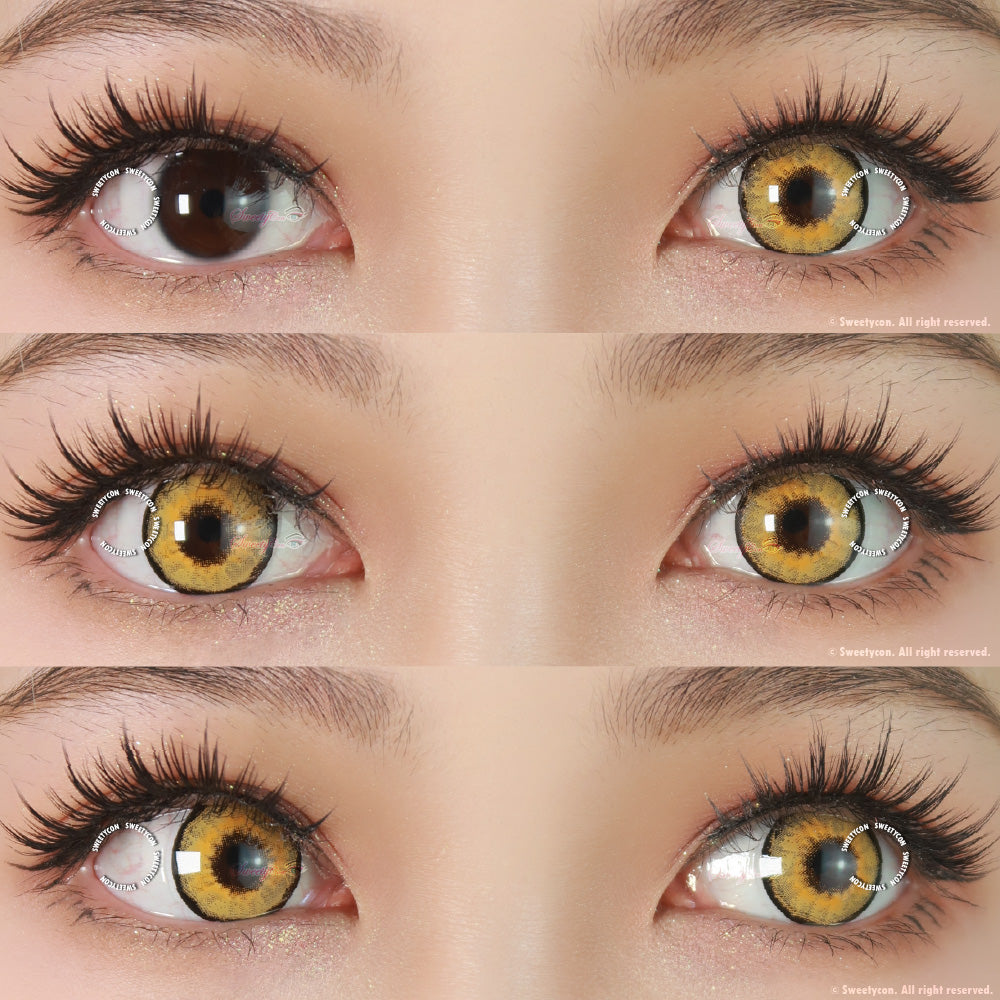 Sweety Aquaman Yellow (1 lens/pack)-Colored Contacts-SweetyCon