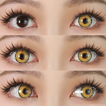 Sweety Aquaman Yellow (1 lens/pack)-Colored Contacts-SweetyCon