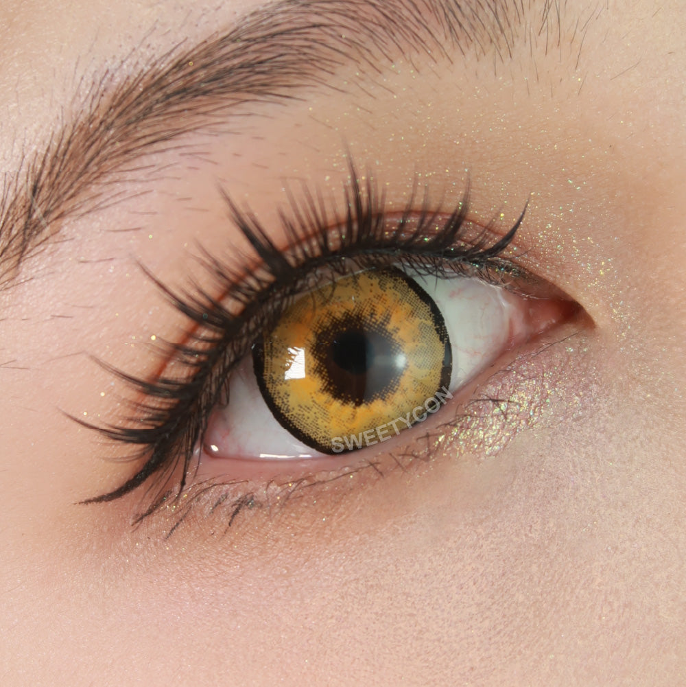 Sweety Aquaman Yellow (1 lens/pack)-Colored Contacts-SweetyCon