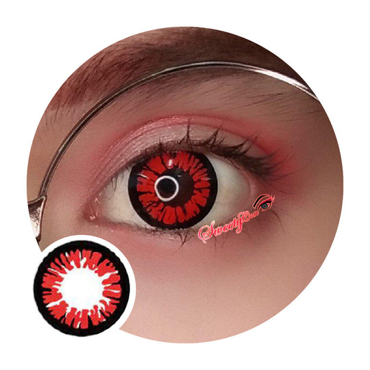 Sweety Crazy BT Red (1 lens/pack)