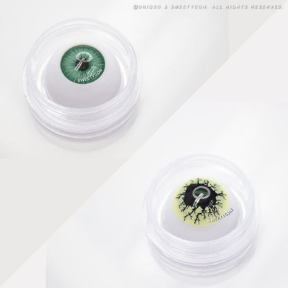 Sweety Crazy Black Rage (1 lens/pack)-Crazy Contacts-SweetyCon