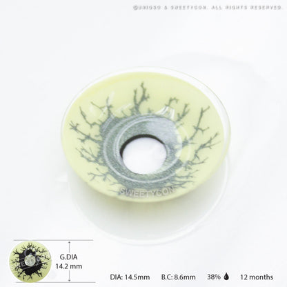 Sweety Crazy Black Rage (1 lens/pack)-Crazy Contacts-SweetyCon