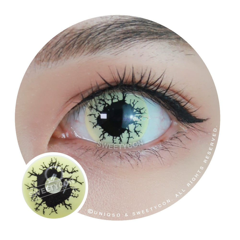 Sweety Crazy Black Rage (1 lens/pack)-Crazy Contacts-SweetyCon
