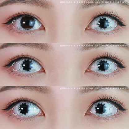 Sweety Crazy Black Zombie (1 lens/pack)-Crazy Contacts-SweetyCon