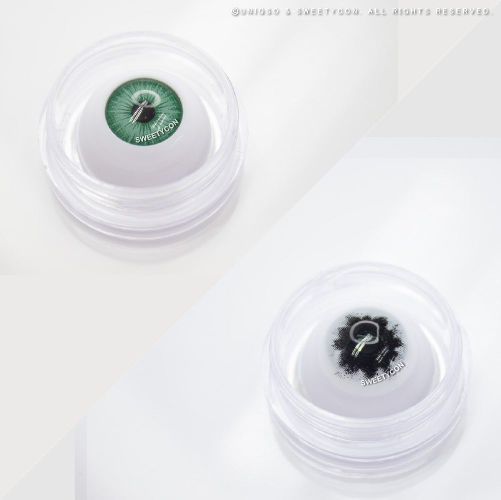 Sweety Crazy Black Zombie (1 lens/pack)-Crazy Contacts-SweetyCon