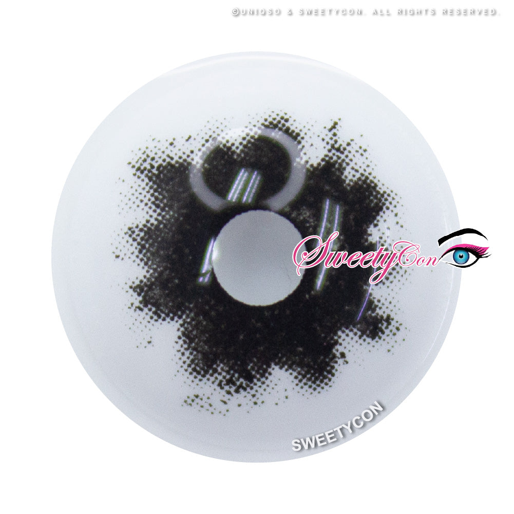 Sweety Crazy Black Zombie (1 lens/pack)-Crazy Contacts-SweetyCon