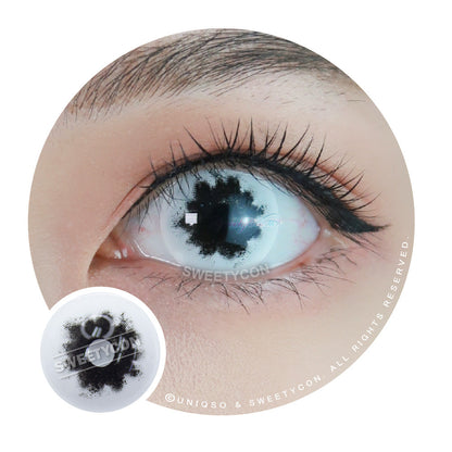 Sweety Crazy Black Zombie (1 lens/pack)-Crazy Contacts-SweetyCon