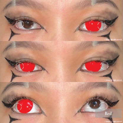 Sweety Crazy Blind Red (1 lens/pack)-Crazy Contacts-SweetyCon