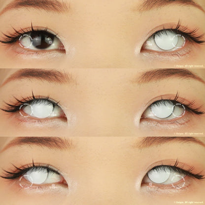 Sweety Crazy Blind White - Version I (1 lens/pack)-Crazy Contacts-SweetyCon