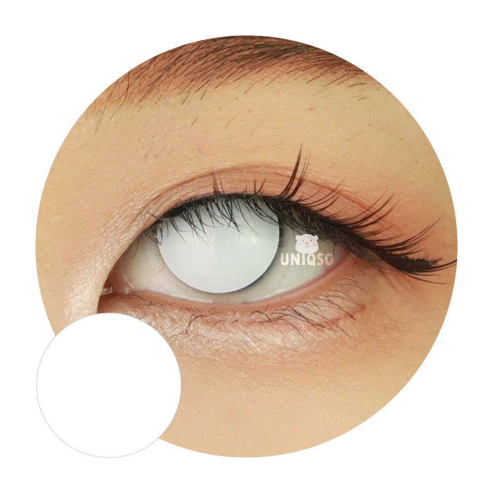 Sweety Crazy Blind White - Version I (1 lens/pack)-Crazy Contacts-SweetyCon