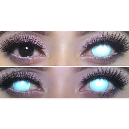 Sweety Crazy Blind White - Version II (1 lens/pack)-Crazy Contacts-SweetyCon