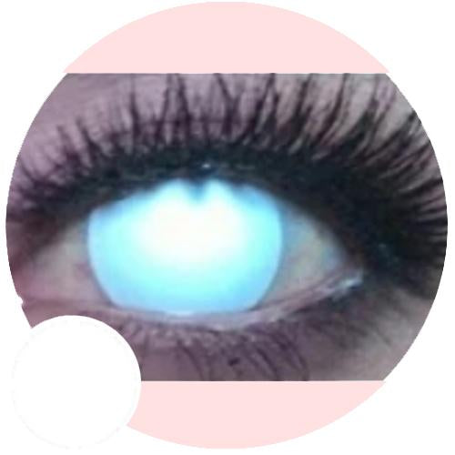 Sweety Crazy Blind White - Version II (1 lens/pack)-Crazy Contacts-SweetyCon