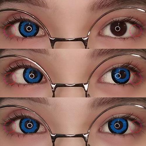 Sweety Crazy Blue Elf (1 lens/pack)-Crazy Contacts-SweetyCon