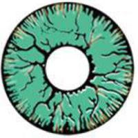 Sweety Crazy Green Blood Eyes (1 lens/pack)-Crazy Contacts-SweetyCon